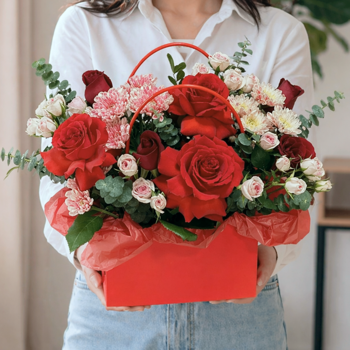 Цветочная композиция «Алое Вдохновение»