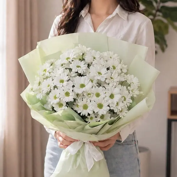 Букет из 7 хризантем ромашек