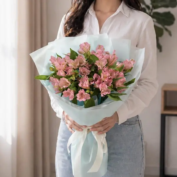 Букет из 7 альстромерий «Бабочки порхают»